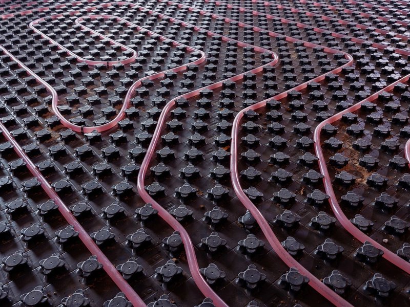 Radiant Floor Heating Installation Process Photo - Whitley Flooring & Design